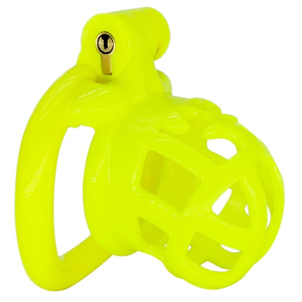 (image for) Resin Chastity Device With 4 Penis Rings