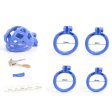 (image for) Resin Chastity Device With 4 Penis Rings