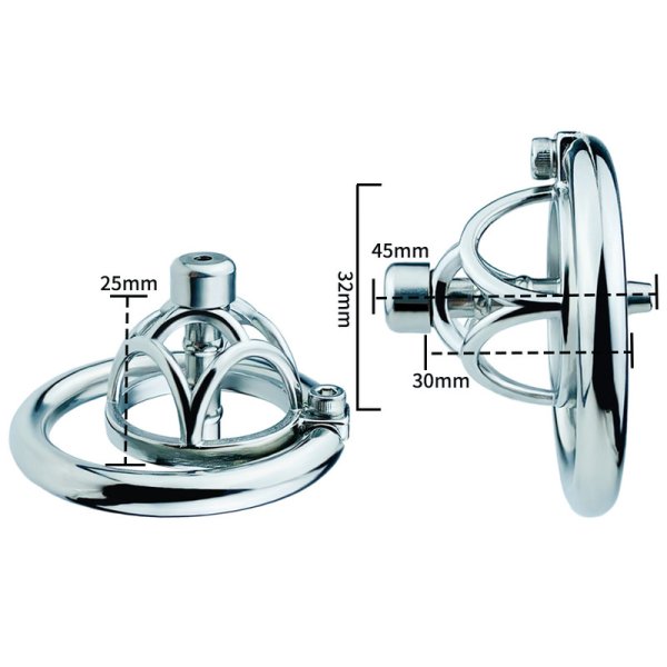 (image for) Hex Screw Cock Cage With Urethral Catheter