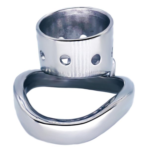 (image for) Bent Ring Cylindrical Short Chastity Lock