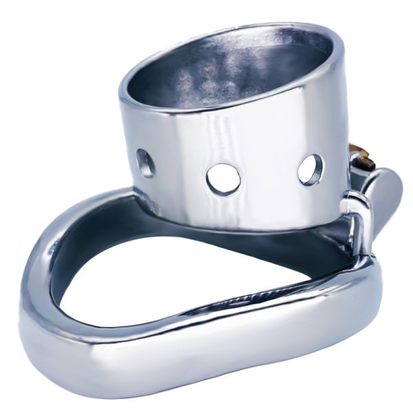 (image for) Bent Ring Cylindrical Short Chastity Lock