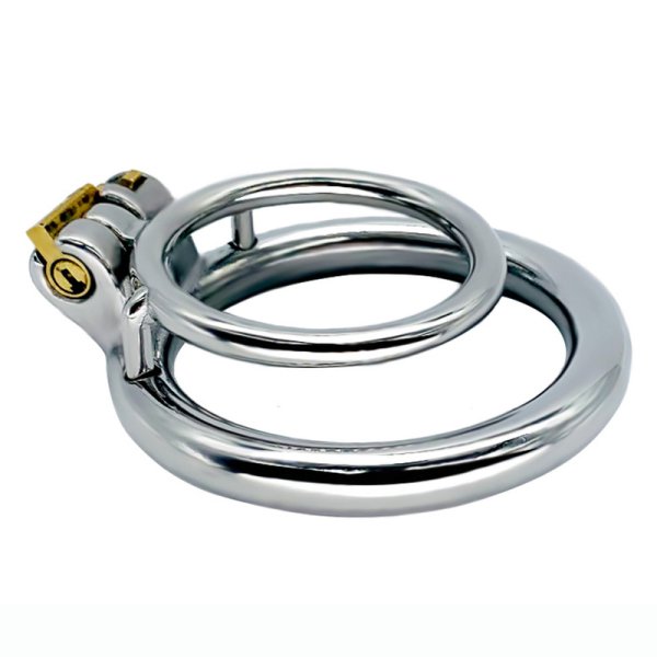 (image for) Double Ring Chastity Lock Cage