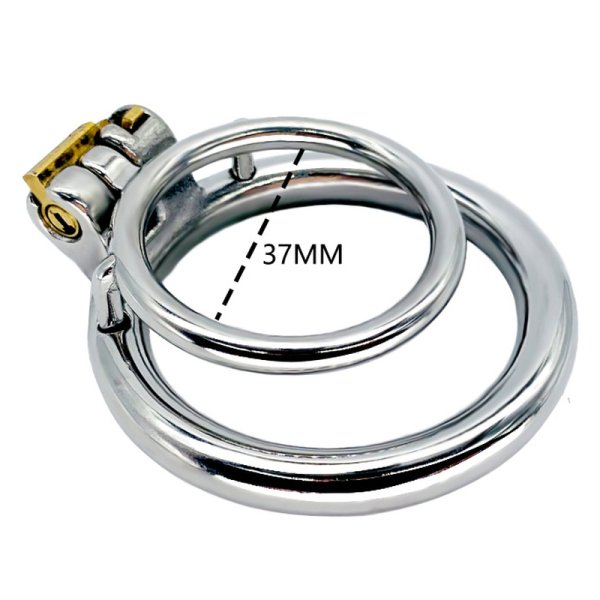 (image for) Double Ring Chastity Lock Cage