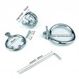(image for) Hex Screw Chastity Lock Cage With Anti-drop Ring