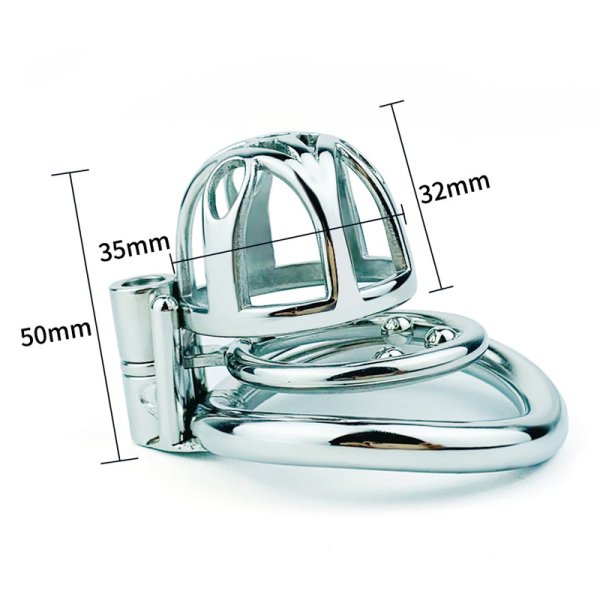 (image for) Hex Screw Chastity Lock Cage With Anti-drop Ring