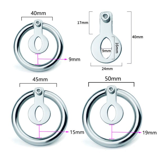 (image for) Hex Screw Pad Cock Cage With Catheter Hole