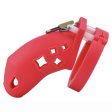 (image for) Silicone Chastity Device With 5 Ring