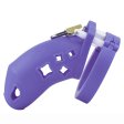 (image for) Silicone Chastity Device With 5 Ring