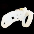 (image for) Silicone Chastity Device With 5 Ring