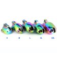 (image for) Rainbow Male Metal Chastity Cage HTV3