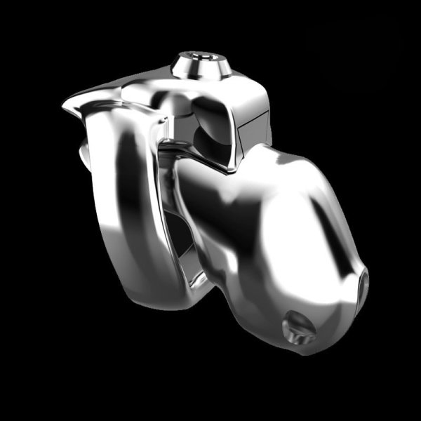 (image for) Press Key HT-V5 Male Chastity Cage - Metal