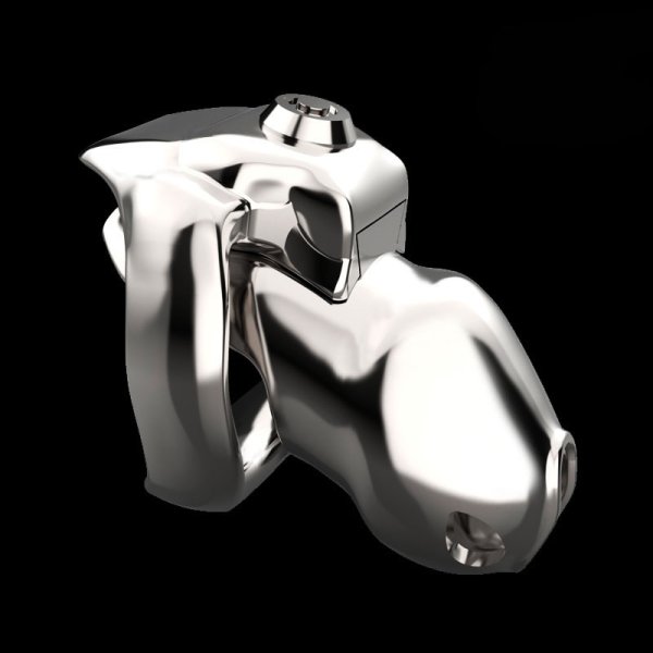 (image for) Press Key HT-V5 Male Chastity Cage - Metal