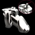 (image for) Press Key HT-V5 Male Chastity Cage - Metal