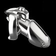 (image for) Press Key HT-V5 Male Chastity Cage - Metal