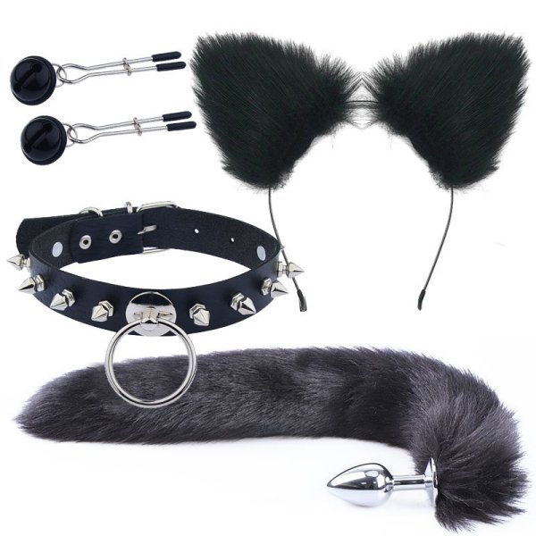 (image for) Love Kitty Bondage Kit - Rivet Collar