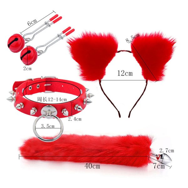 (image for) Love Kitty Bondage Kit - Rivet Collar