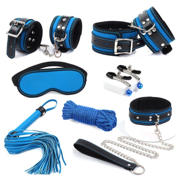 (image for) Blue Bondage Kit 7-piece Set