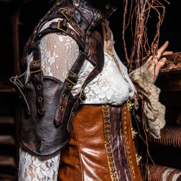 (image for) Men's PU Steampunk Arm Warmers