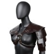 (image for) Unisex Brown PU Leather Vintage Armor
