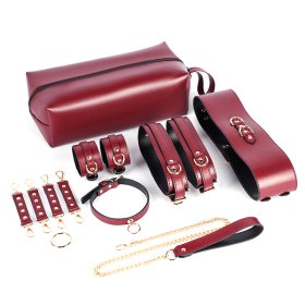 Waist Belt Bondage Kit With Thigh & Wrist Cuffs