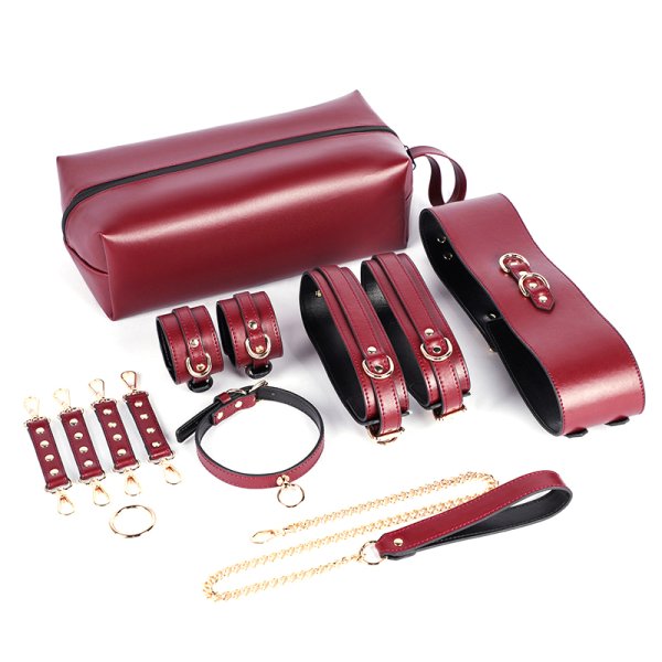 (image for) Waist Belt Bondage Kit With Thigh & Wrist Cuffs