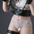 (image for) Waist Belt Bondage Kit With Thigh & Wrist Cuffs