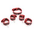(image for) Restraint PU Leather Hands Cuffs Neck Collar Set