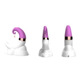 Moon Vibrator with Clitoral Sucking