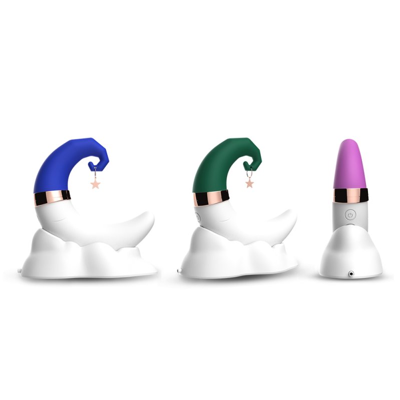 (image for) Moon Vibrator with Clitoral Sucking