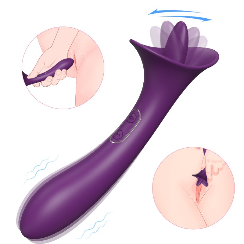 (image for) Tara Licking Double Penetration Vibrator