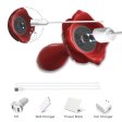 (image for) Rose Vibrating Butt Plug