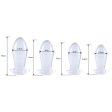 (image for) Dragon Egg Transparent PVC Butt Plug