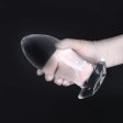 (image for) Dragon Egg Transparent PVC Butt Plug
