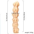 (image for) Walnut Large PVC Butt Plug