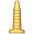 (image for) Golden Big Worm Anal Beads