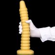 (image for) Golden Big Worm Anal Beads