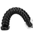 (image for) Black Big Worm Anal Beads