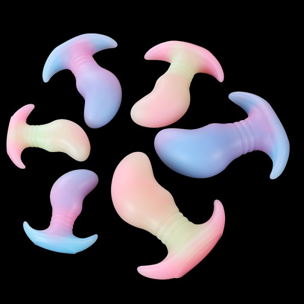 (image for) Glowing Mango Soft Silicone Butt Plug