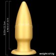 (image for) Butt Plug 8.8"/22.5 cm - Golden