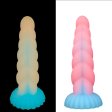 (image for) Glowing Larva Colorful Butt Plug