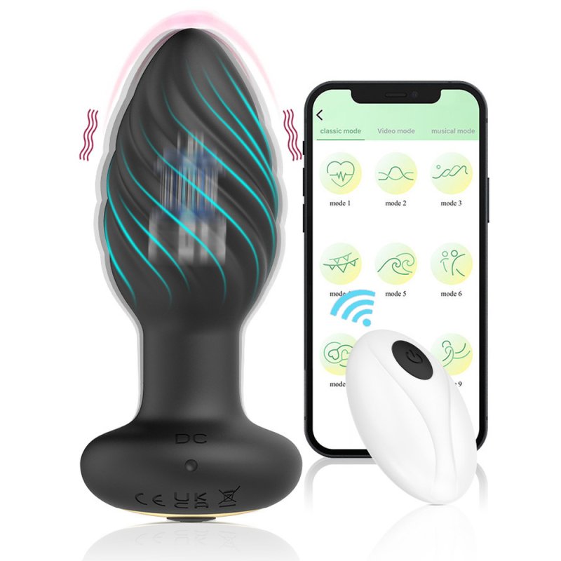 (image for) Threaded Anal Butt Plug with App Control