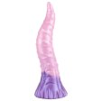 (image for) Large Fantasy Silicone Beaded Tongue Dildo