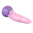 (image for) Large Fantasy Silicone Beaded Tongue Dildo