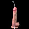 (image for) Squirting Ultra Lifelike Silicone Dildo