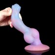 (image for) Alien Space Cock Glow in The Dark Silicone Dildo