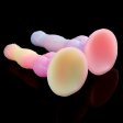 (image for) Alien Space Cock Glow in The Dark Silicone Dildo