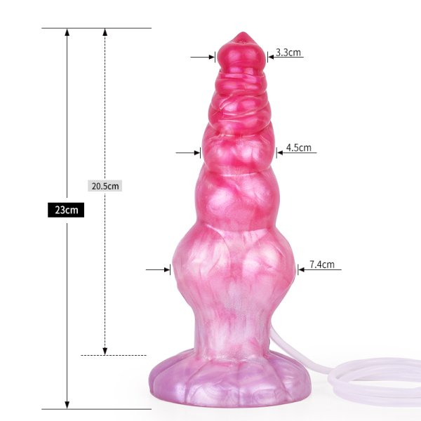 (image for) Ejaculating Peachy Colorful Realistic Dildo- 16