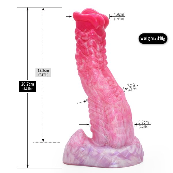 (image for) Peachy Colorful Realistic Dildo- 17