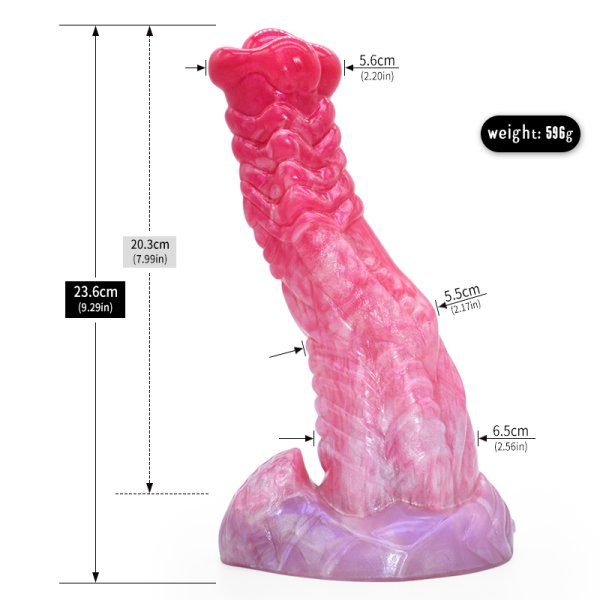 (image for) Peachy Colorful Realistic Dildo- 17