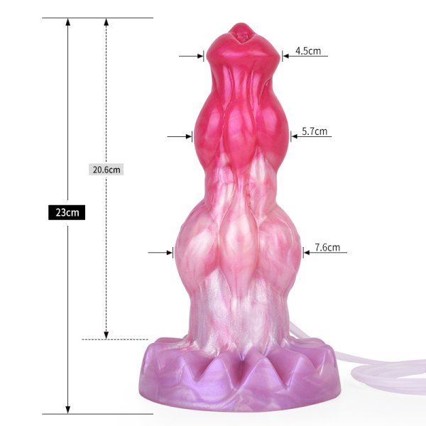 (image for) Ejaculating Peachy Colorful Realistic Dildo- 20